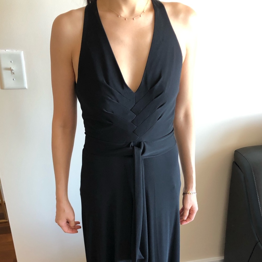 BCBGMaxazria long black dress. Size XS
